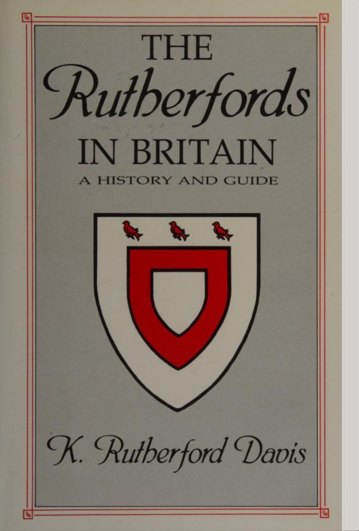 Cover of The Rutherfords in Britain by Kenneth Rutherford Davis.